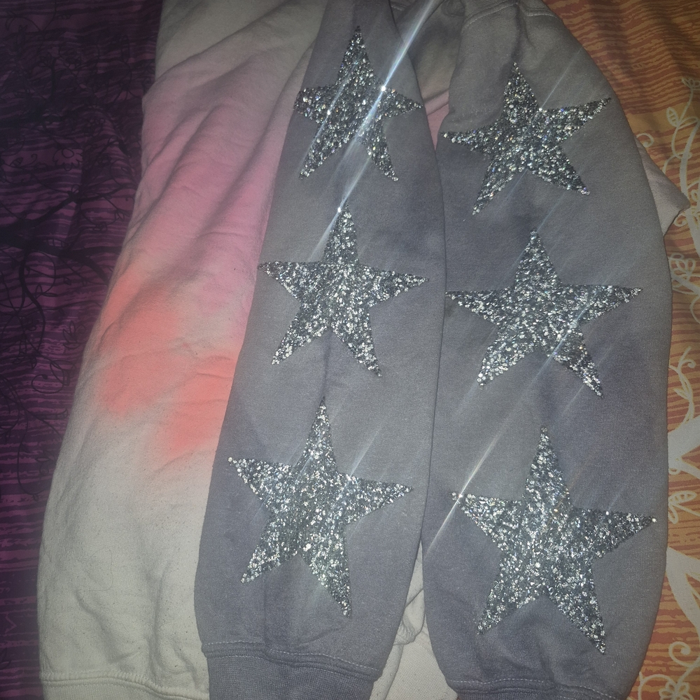 Beautiful CARMAR (L.A) Gray Star-Patterned Kids Bottoms